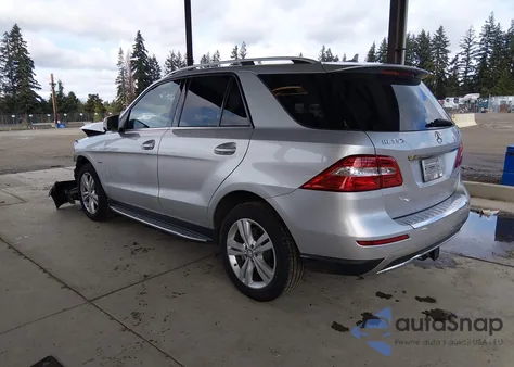 2012 Mercedes-Benz Ml 350 4Matic из США, поврежденный, VIN 4JGDA5HB3CA043680